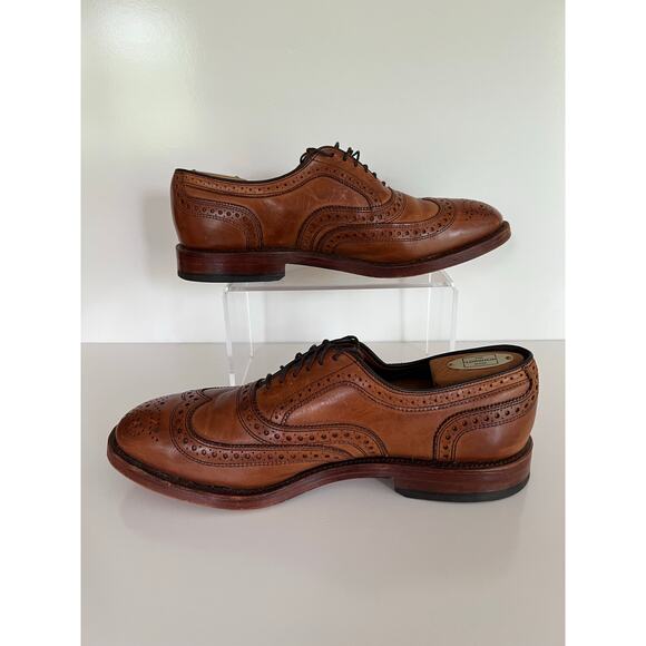 Allen Edmonds Cambridge Shell Cordovan Wingtip Handcrafted in USA Size 9 JJ - Picture 1 of 14